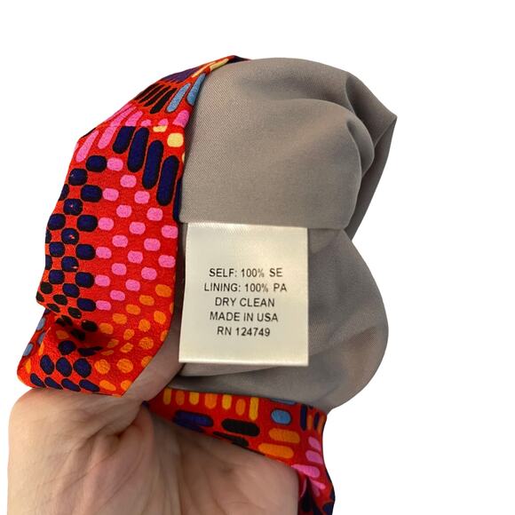 Mara Hoffman colorful tribal print mini silk dress - 4 - Picture 9 of 9